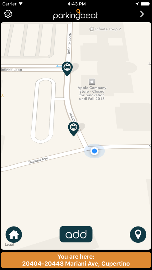 #1. Parkingbeat (iOS) 由: ANESTIS TSOULFAS