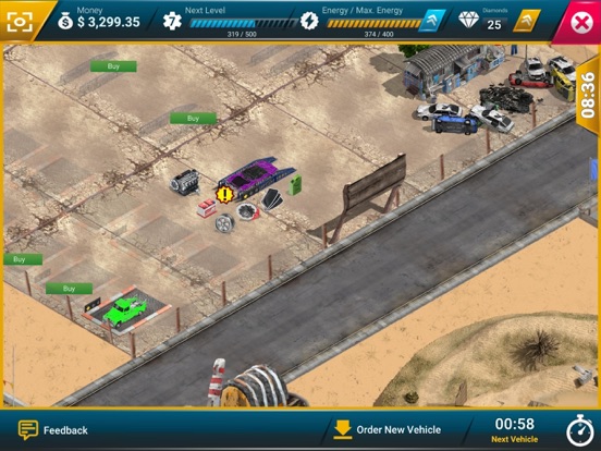 Junkyard Tycoon - Car Business iPad app afbeelding 2