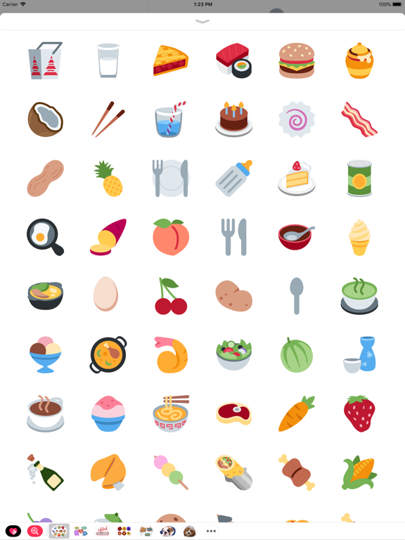 Screenshot #4 pour 100 Food Stickers
