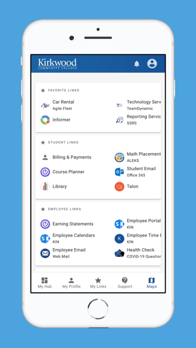 Kirkwood MyHub Screenshot