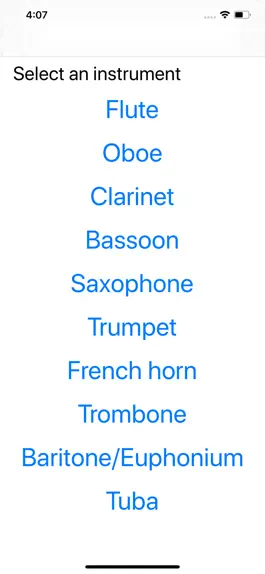 Game screenshot Wind Instrument Fingerings mod apk