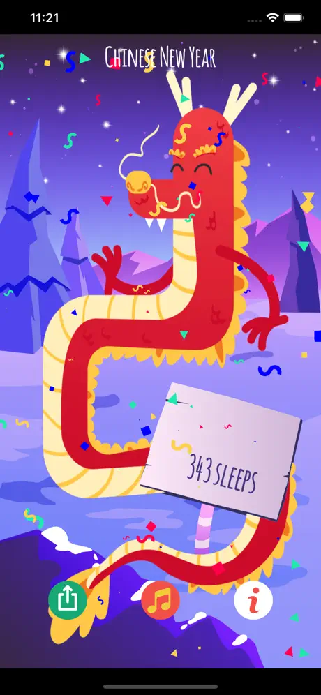 Sleeps to Christmas Countdown