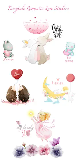 Game screenshot Fairytale Love Stickers mod apk