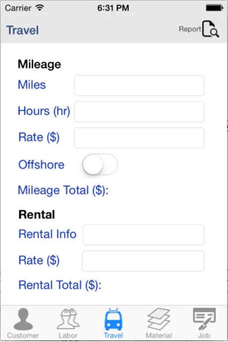 Service Report