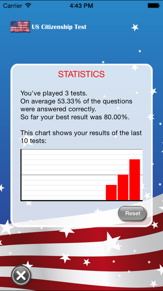 #5. US Citizenship Test Study App (iOS) 来自: Kulana Media Productions LLC