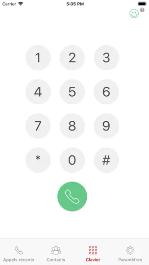 Capture d'écran de Relais Téléphonique Free sur iPhone 5