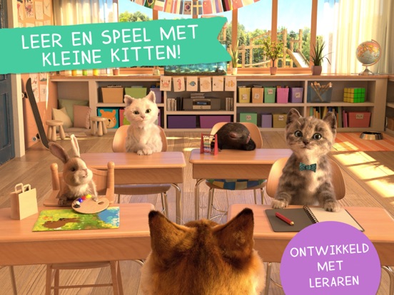 Little Kitten Friends - School iPad app afbeelding 2