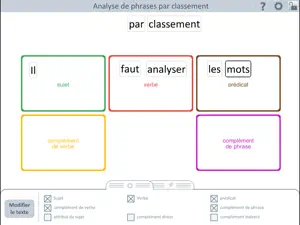 École : Analyse grammaticale 2 screenshot 2