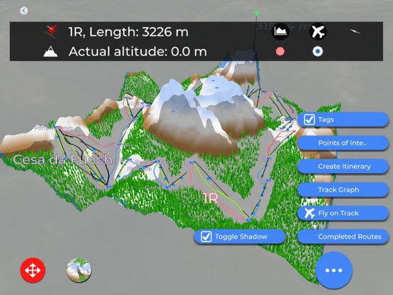 3DSkiTracks - Austria iPad app afbeelding 1