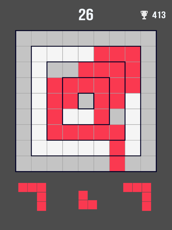 Screenshot #5 pour Border Blocks: Fill the Rings