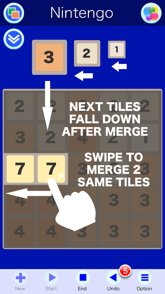 #2. Nintengo 12- Merge (iOS) 由: Shen Zhongyuan