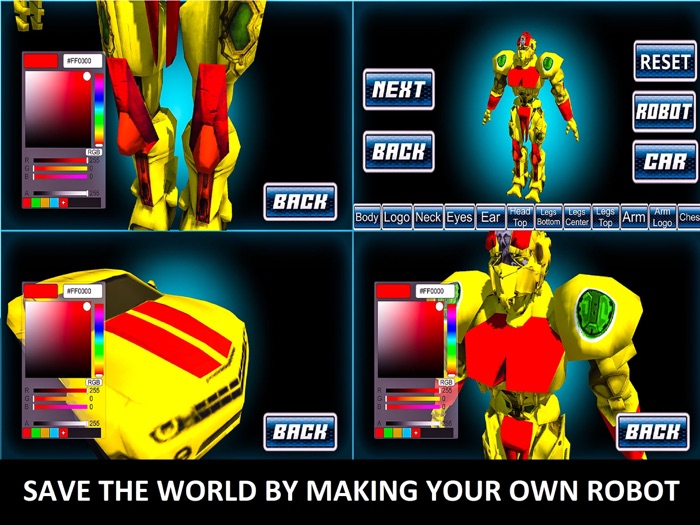 Multi Jet Car Robot Game