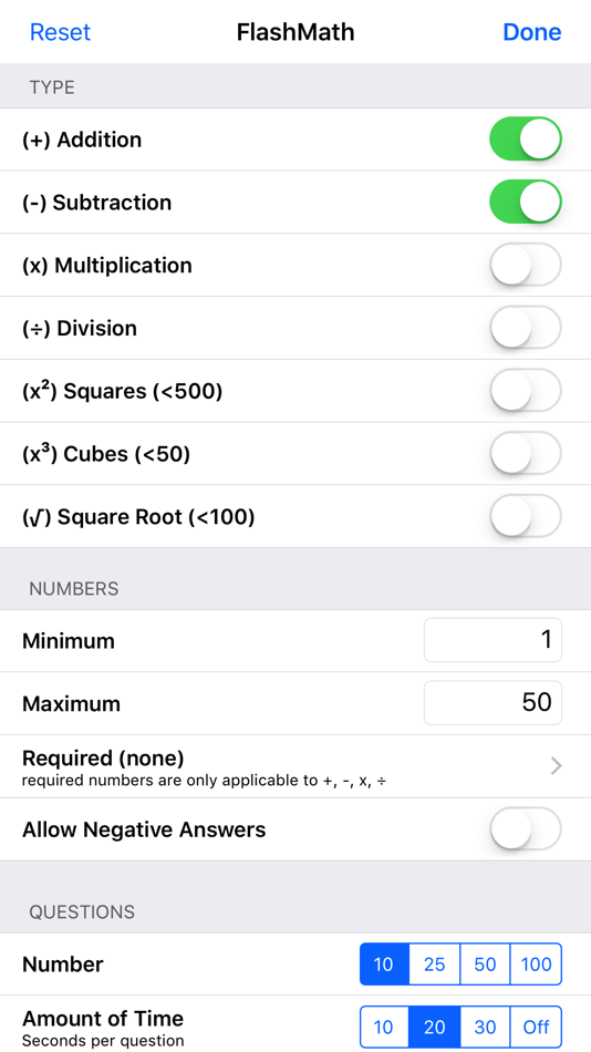 #1. FlashMath (math flash cards) (iOS) 由: PalaSoftware Inc.