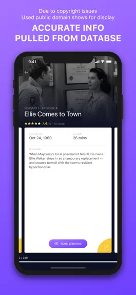 Game screenshot Eastwatch - TV Show Tracker hack