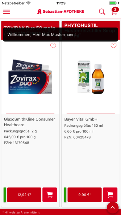 Screenshot #1 pour Sebastian-Apotheke-Nettetal