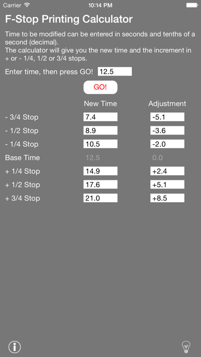 f-Stop Printing Calculatorのおすすめ画像1