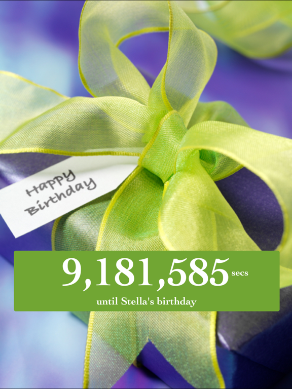 Screenshot #4 pour Birthday Countdown ‎