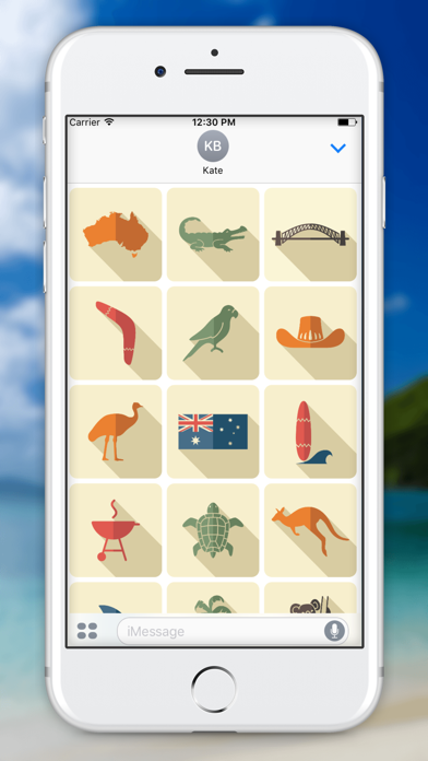 Screenshot #1 pour The Ultimate Australian Emojis