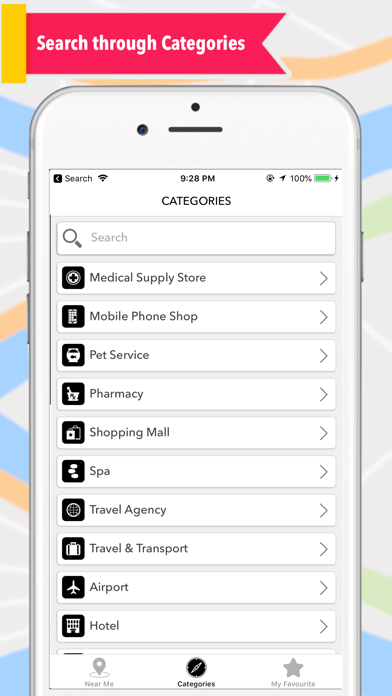 Find Places Nearby & Around Me Screenshot