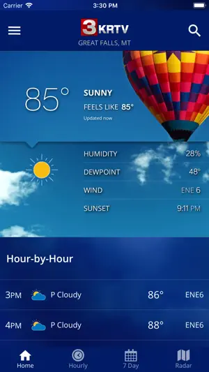 KRTV Great Falls Weather screenshot 1