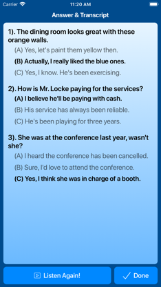 Listening for the TOEIC ® Test screenshot 5