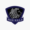 Blue HELP icon