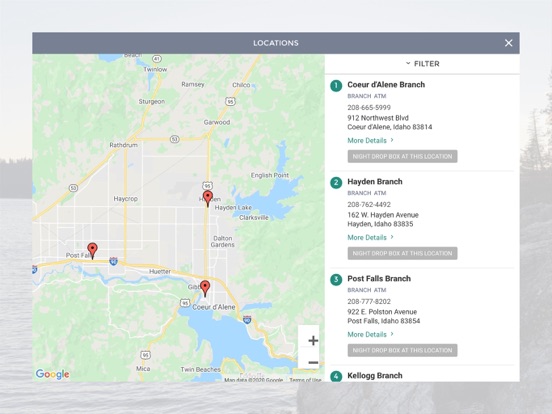bankcda mobile iPad screenshot 2 - Finance app