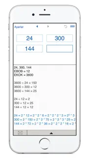 ebob ve ekok hesaplama iphone resimleri 1