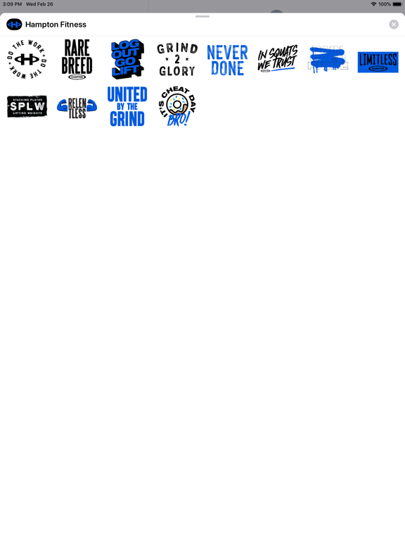 Screenshot #5 pour Hampton Fitness Stickers