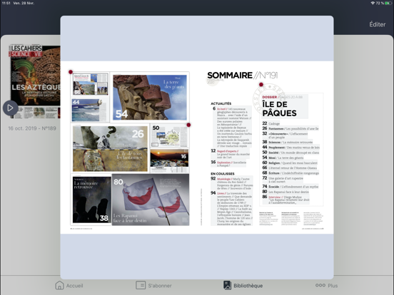 Les Cahiers de Science&Vie iPad screenshot