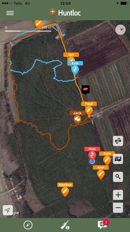 Huntloc - hunting app screenshot 1 of 4