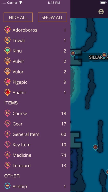 MapGenie: Temtem Map