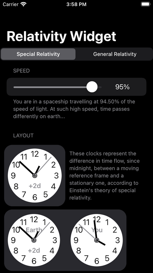 #6. Relativity Widget (iOS) 由: Eliott Morgensztern
