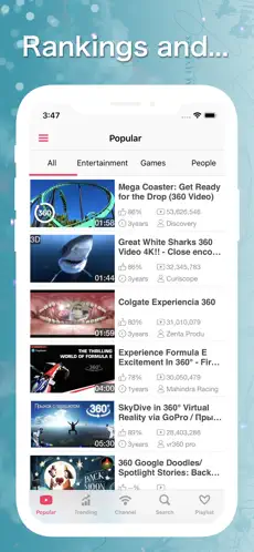 Captura 2 VR Tube: 360° y 3D Vídeo iphone