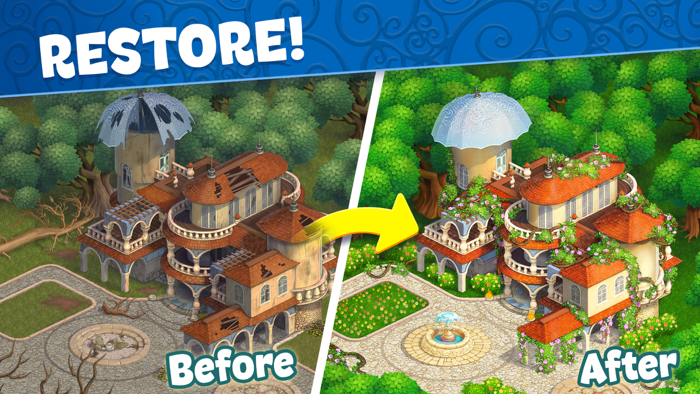 Jingle Mansion match 3 games