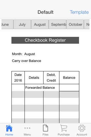 Monthly Check Registerのおすすめ画像1