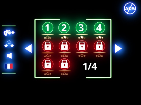 Glow obstacle course iPad screenshot
