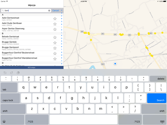 MijnLijn iPad app afbeelding 4