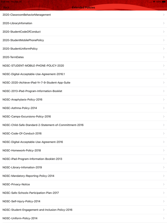 Screenshot #5 pour NGSC College Organiser