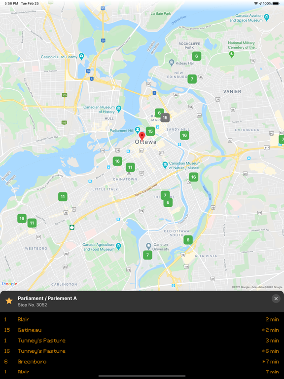 Screenshot #6 pour Ottawa Bus Live
