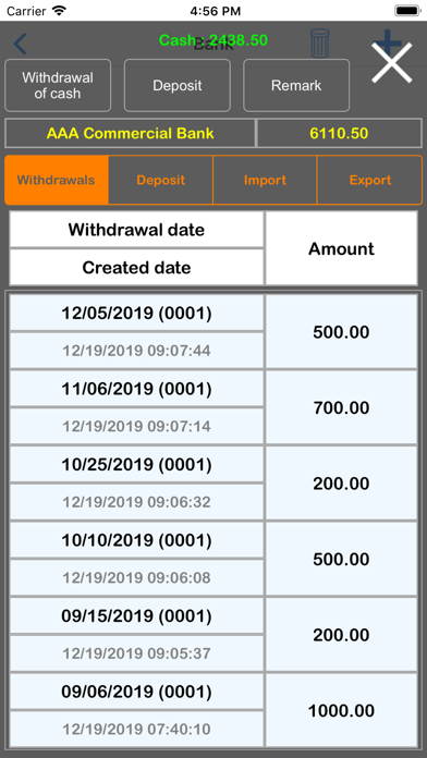 TC MoneyBook Screenshot
