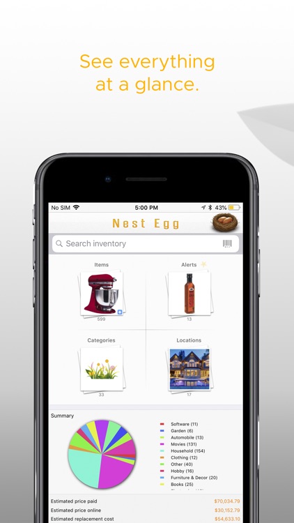 Nest Egg - Inventory Lite screenshot-0