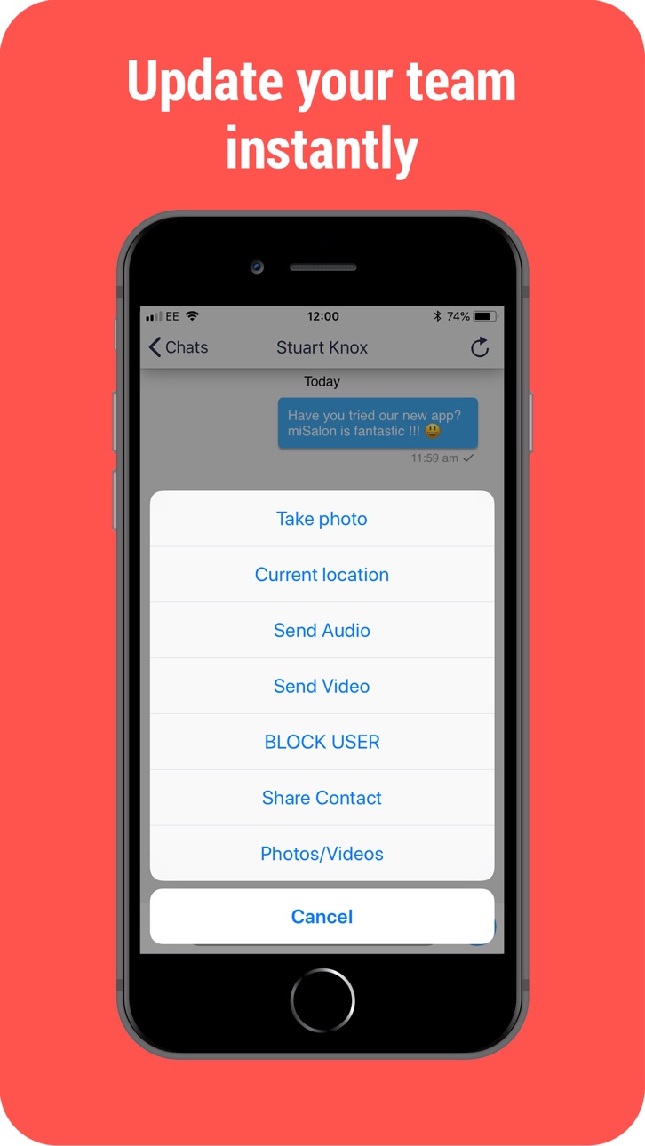 iPhone screenshot