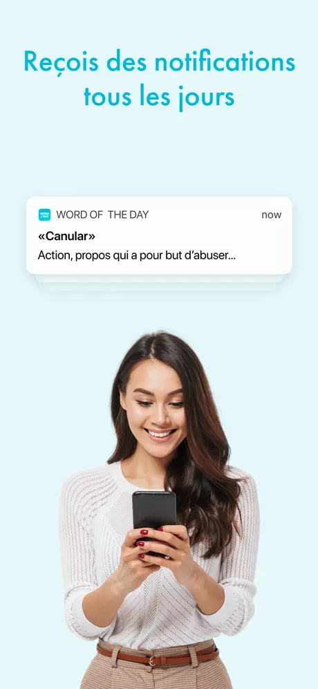 Mot du jour — Daily French app