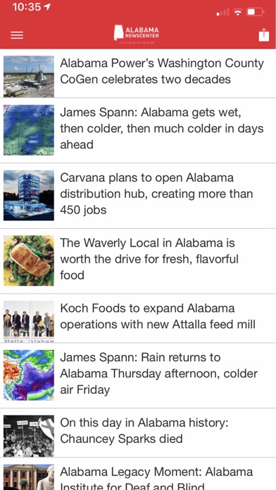 Alabama NewsCenter Screenshot