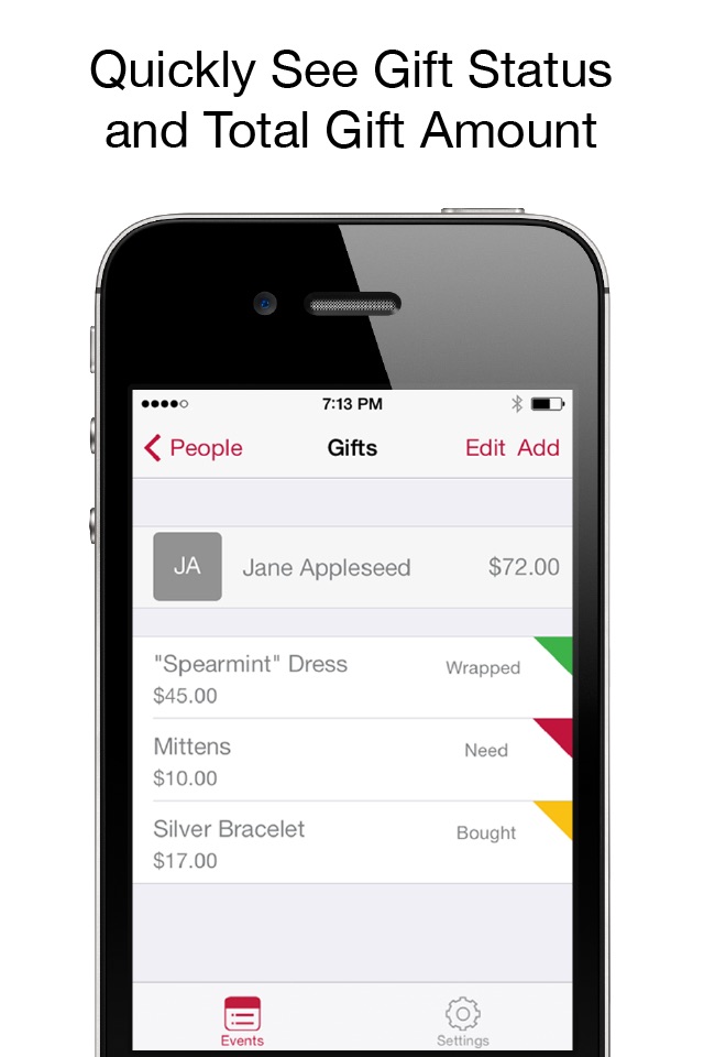 Go Gift - Gift List Manager screenshot 4