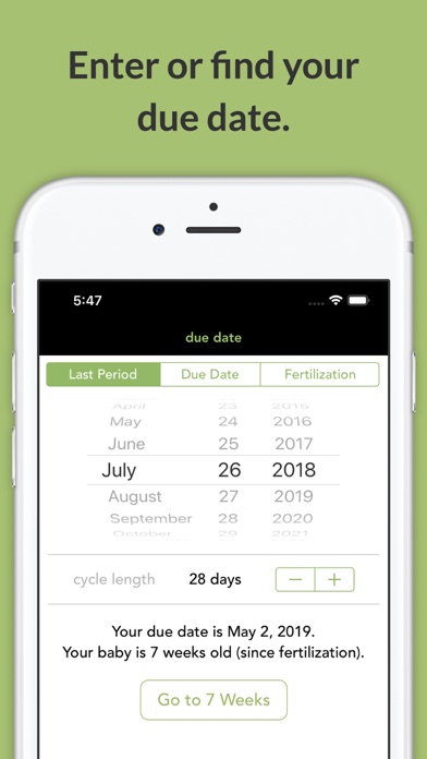 MyBaby Pregnancy Guide Screenshot