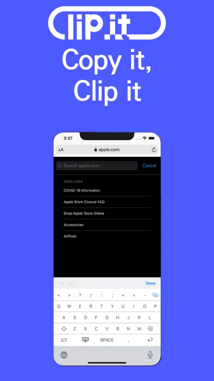 Clip it Keyboard