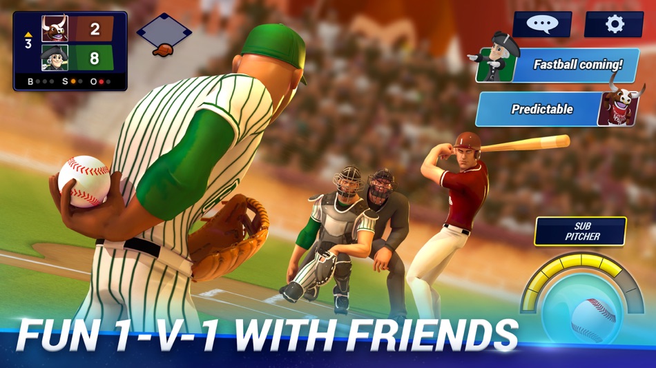 #2. Ballistic Baseball (iOS) 由: Gameloft