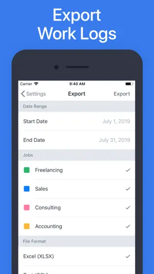 Hours - Tracker & Time Clock screenshot 6